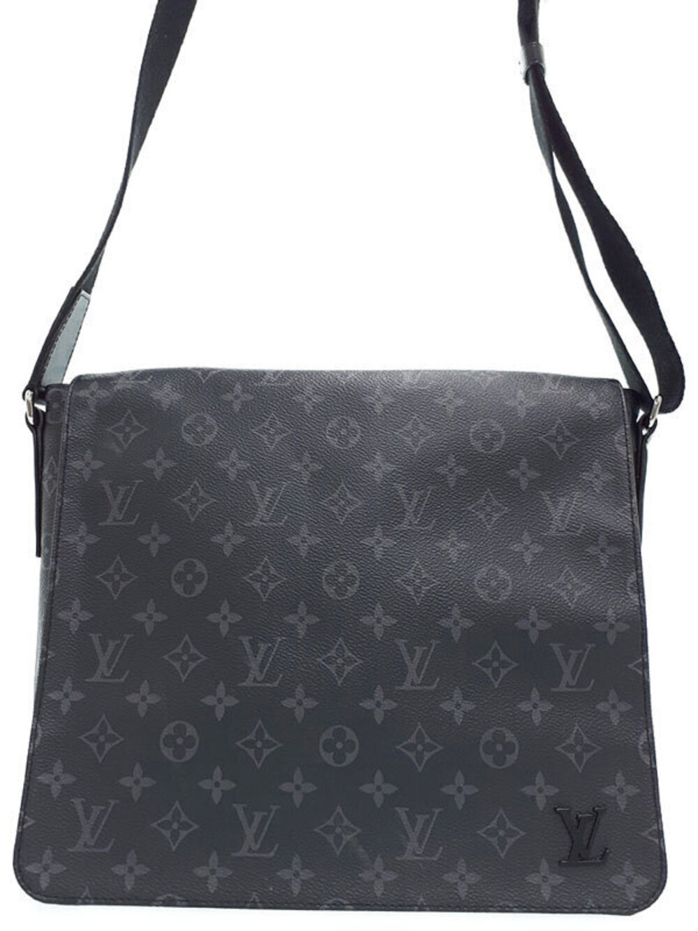 Louis Vuitton Monogram Eclipse Black District NM Shoulder Bag